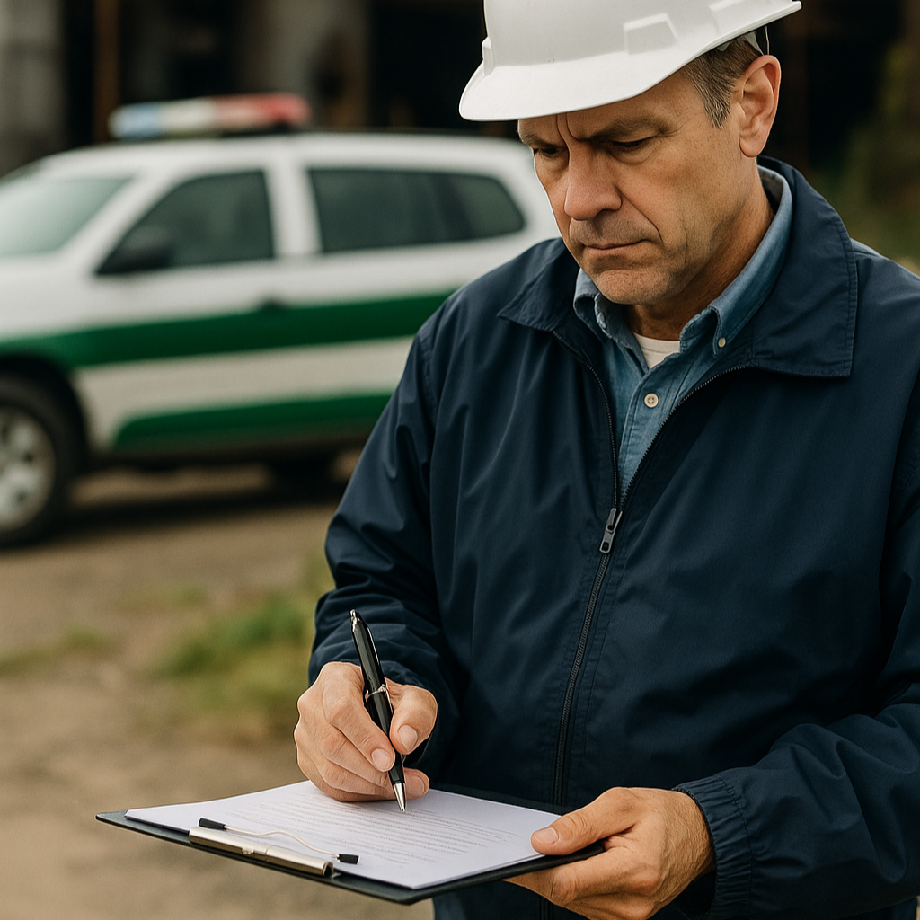 Risco de não conformidade ambiental.